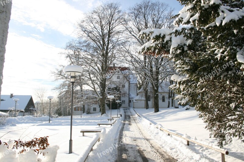 Starnberg Winter Wintry Snow White