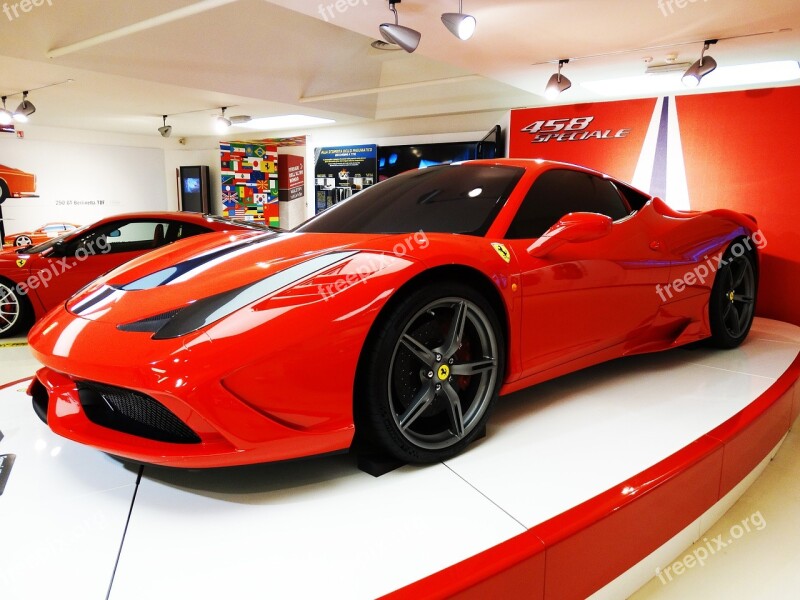 Car Ferrari Race Car Sports Car Red Car Free Photos