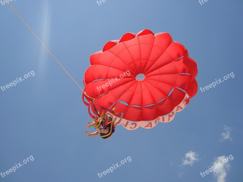 Parachute Kids Fun Cloud Sky