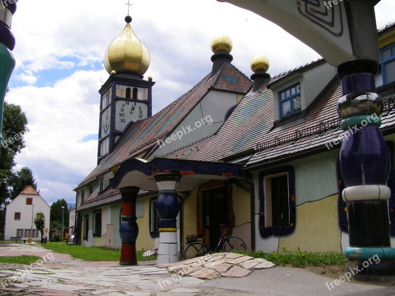 Hundertwasser Baernbach Austria Church Artwork