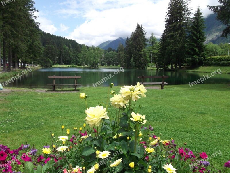 Lake Park France Chamonix Nature