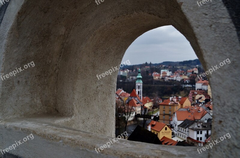 Vista City Old Town Czech Republic Czech Krumlov