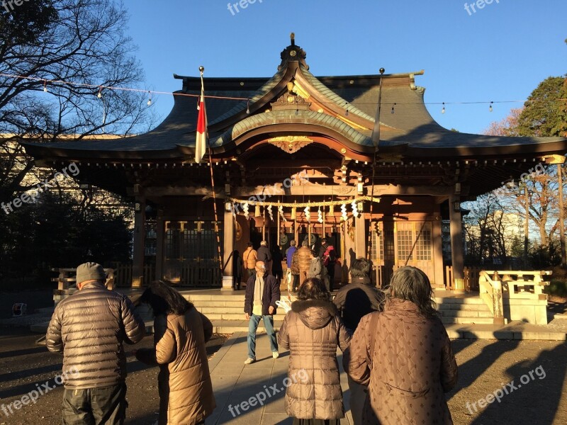 Shrine Worship Japanese Yasaka Shrine Free Photos