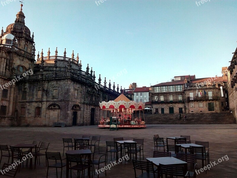 Cathedral Santiago Of Compostela The Quintana Square Quintana Of Living Quintana