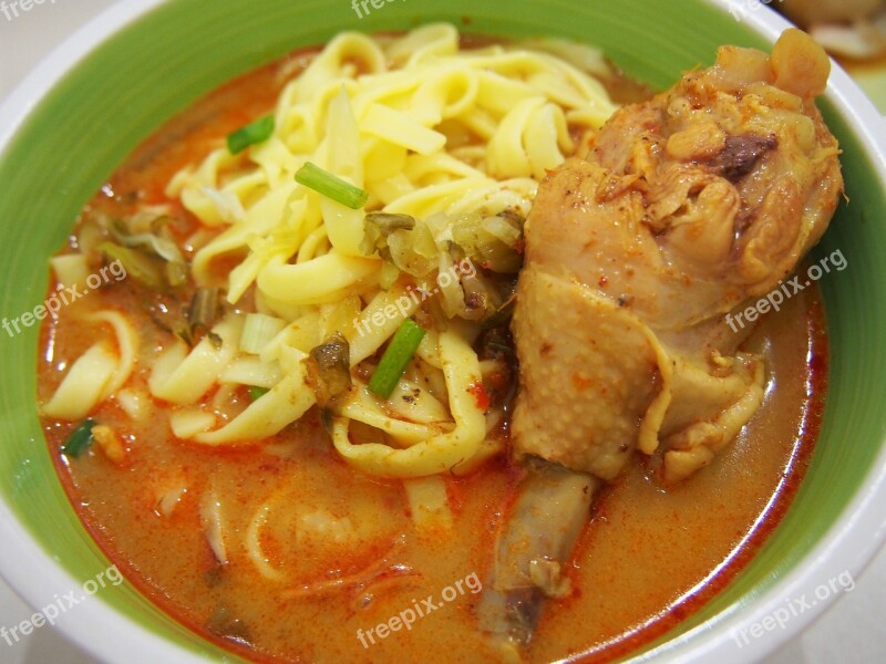 Curry ข้าวซอย Noodle Food Thai Food