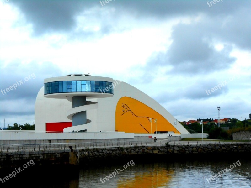 Asturias Building Avilés Spain Architecture