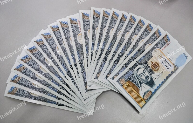 Money Currency Mongolia Cash Business