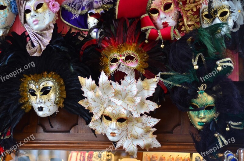 Mask Venice Rome Italy Europe