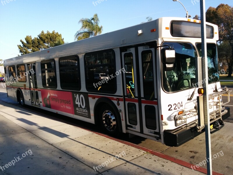 Bus Public Tansportation Urban Commuters City Bus