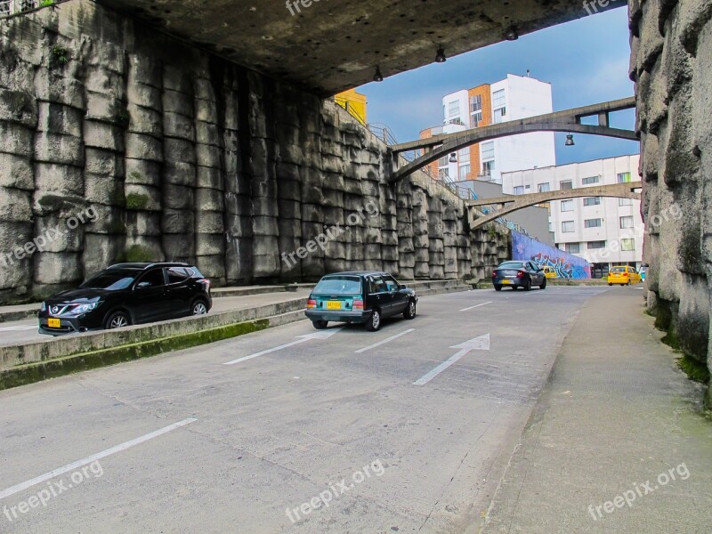 Bridge Manizales Cars Free Photos