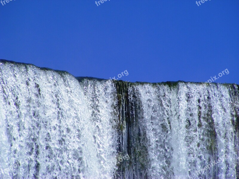 Waterfall Water Sky Nature River