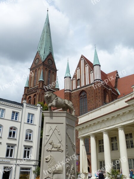 Schwerin Mecklenburg Western Pomerania State Capital Church Dom