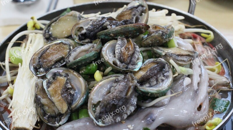 Jeju Food Haemultang Food Tang Abalone