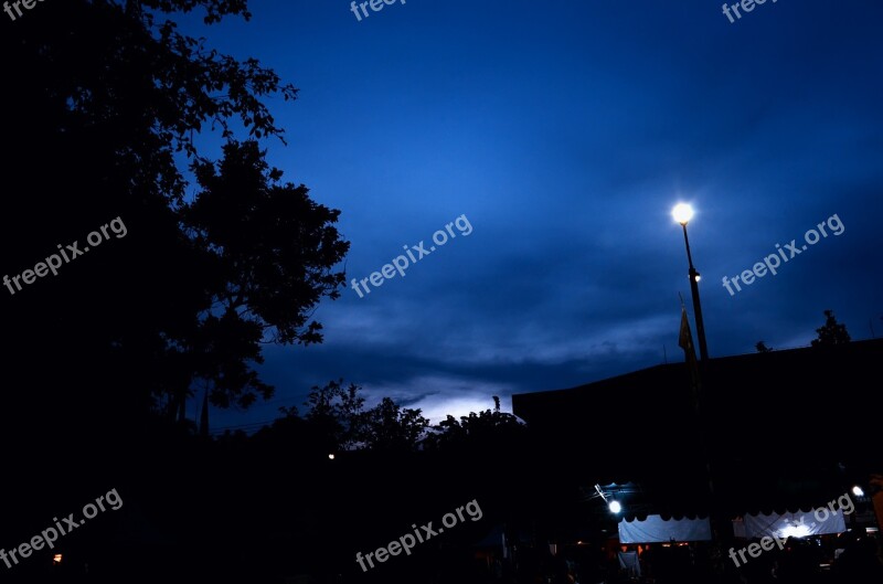 Night The Sky Dark Free Photos