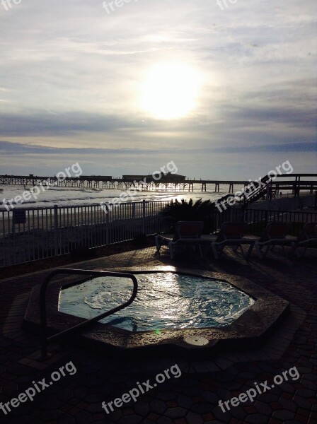 Seaside Hot Tub Beachfront Oceanview Relaxing