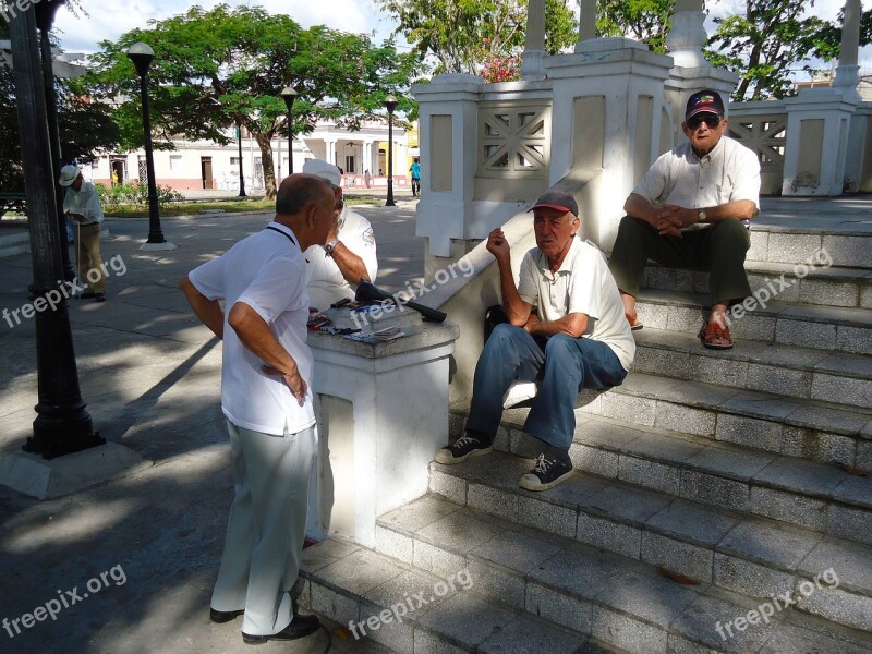 Pensioners Pension Old Venerable Men