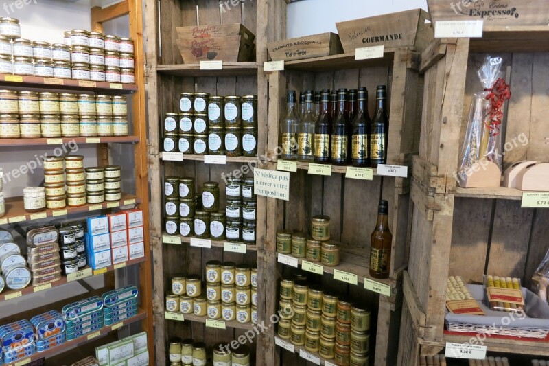 Shopping Shelves Were Offered Old Grocer