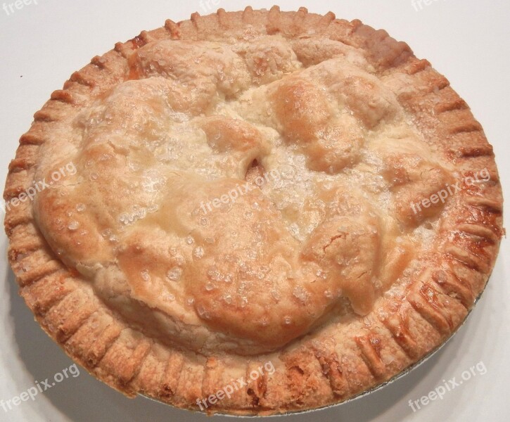 Apple Pie Pastry Baked Food Dessert