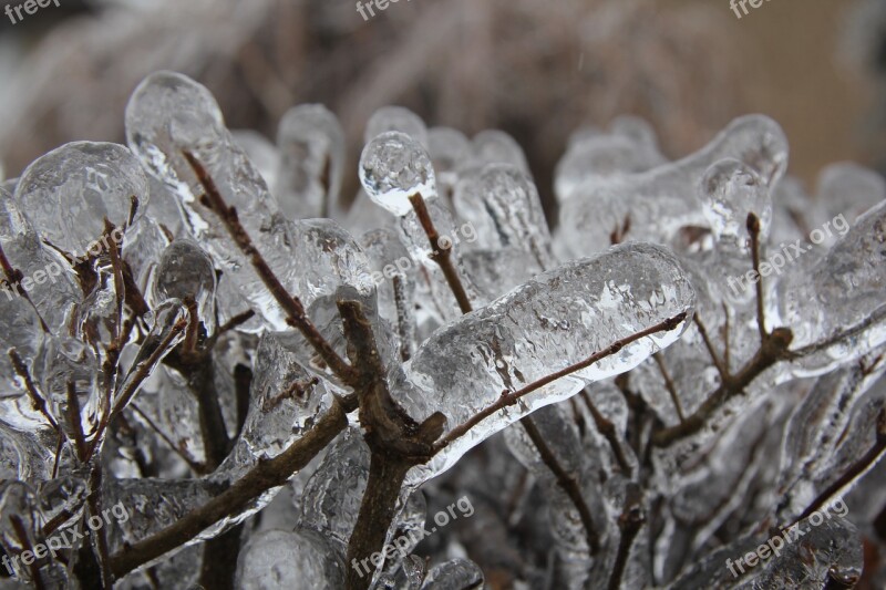 Icicles Snow Cold Season Frost