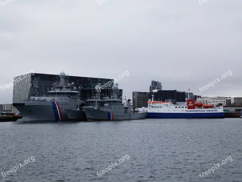 Port Boats Iceland Free Photos