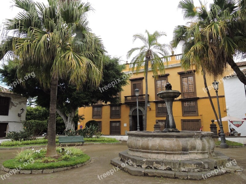 Tenerife City Building Square Monument