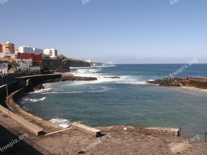 Ocean Beach Tenerife The Coast The Waves