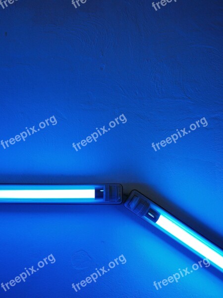 Light Neon Blue Neon Light Lighting