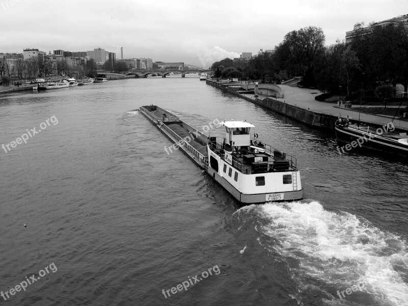 Peniche Seine River Transport Free Photos