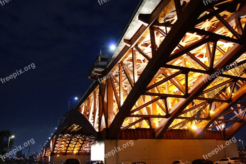 Bridge Seongsan Bridge Glow Night View Seoul