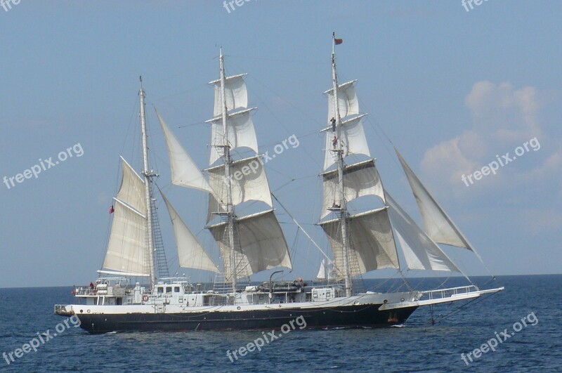 Ship Tall Vessel Sea Sailing