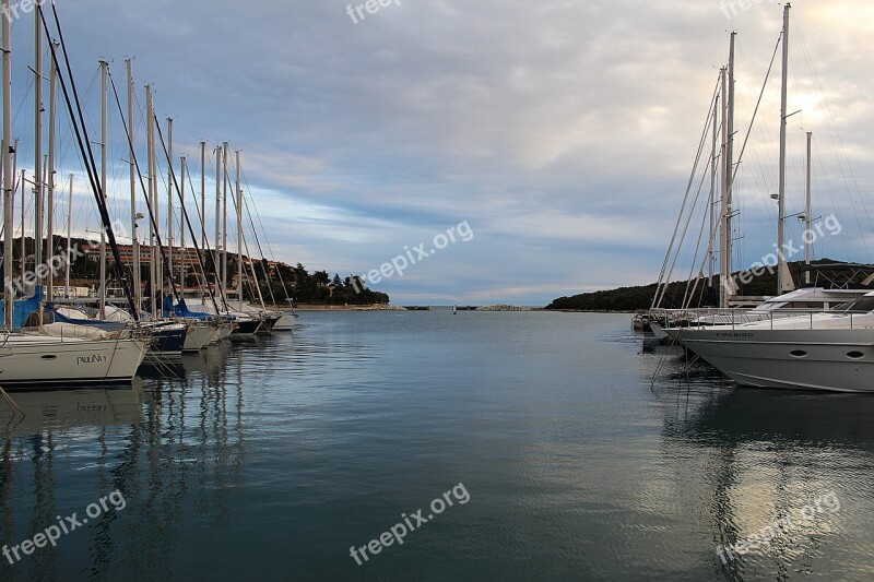 Port Sailing Ships Masts Croatia Free Photos