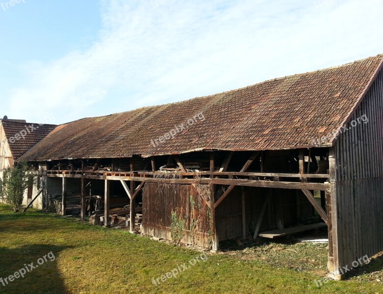 Barn Farm Agriculture Hof Hay