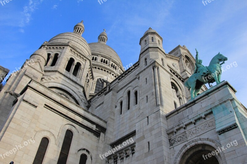 Paris France Montmartre Europe Architecture