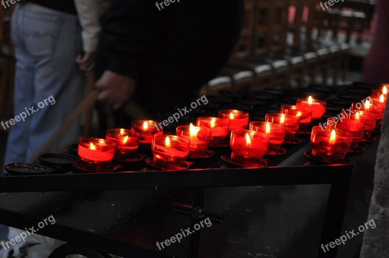 Candles Fire Flame Light Illuminated