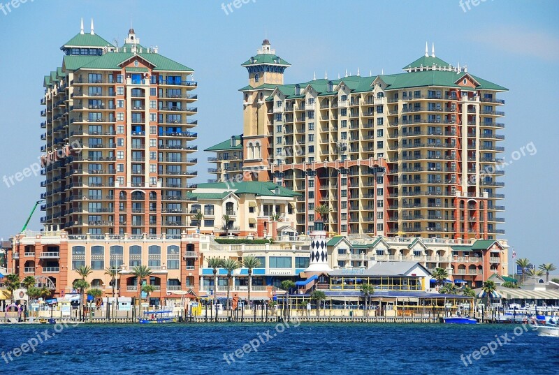 Building Architecture Colorful Florida Destin