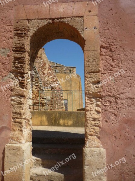 Wall Ochre Porch Free Photos