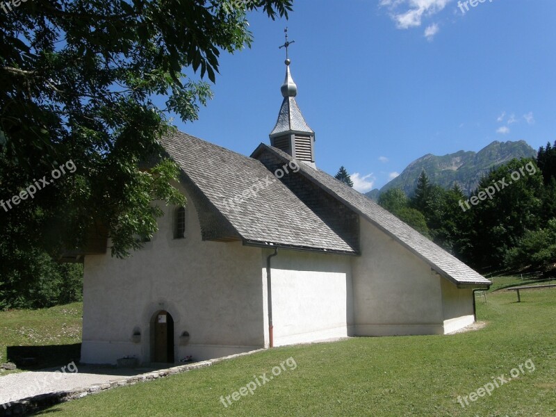 Chapel Bellevaux Haute-savoie Free Photos