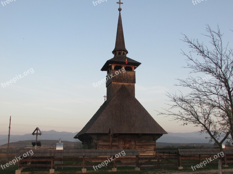 Church Wood Cucuceni Transylvania Romania