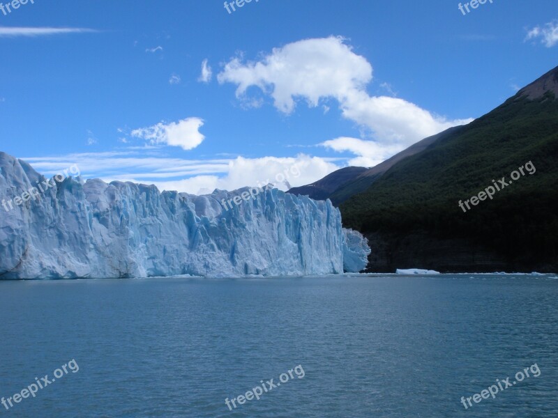 Glacier Argentina Landscape Perito Moreno Patagonia