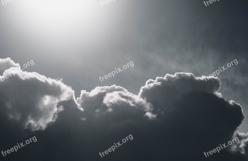 Texture Sky Clouds Wind Storm