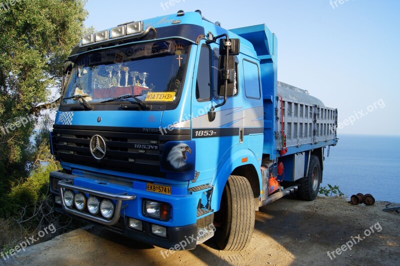 Truck Front View Vehicle Transport Front