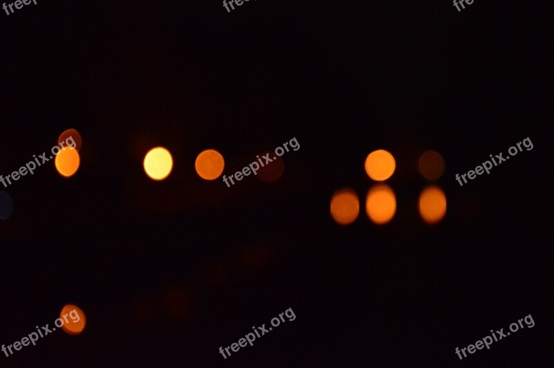 Lights Out Of Focus Background Background Pattern Aperture Stain