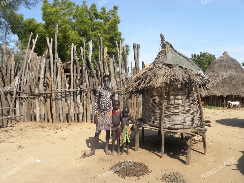 Ethiopia Cottage Tribe Free Photos