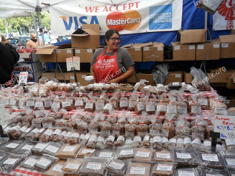 Vendor Almonds San Francisco Market Marketplace