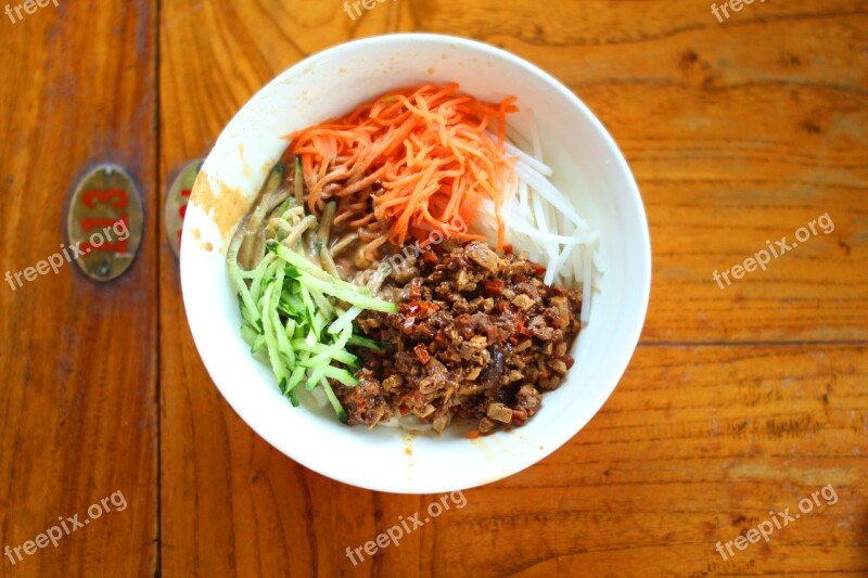 Asia Taiwan Food Noodles Bowl