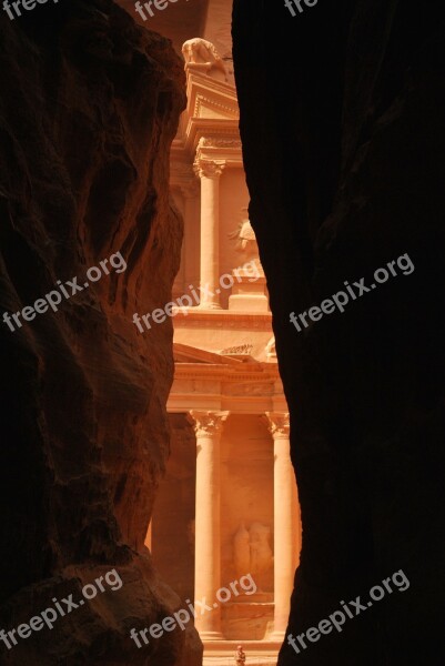 Petra Jordan Wonder Of The World Free Photos