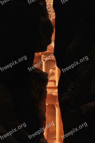 Petra Jordan Wonder Of The World Free Photos