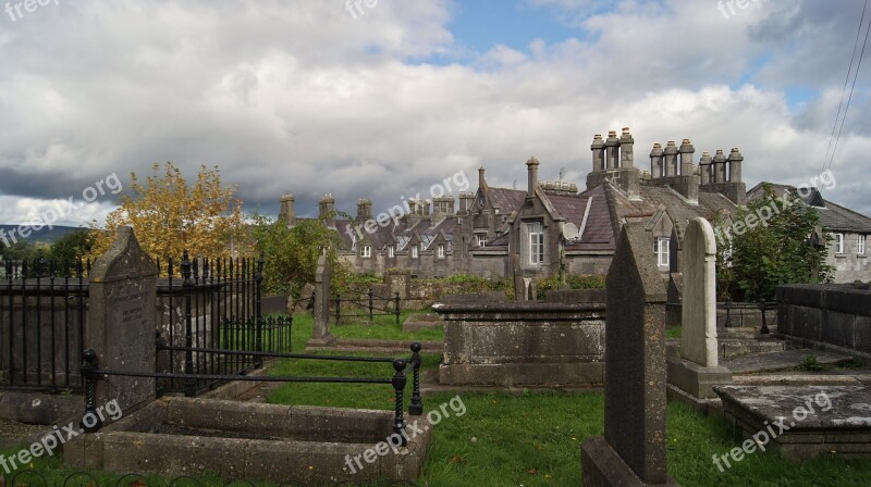 Ireland Graveyard Cross Celtic Old