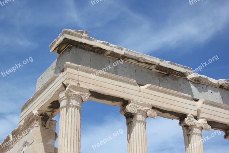 Greece Athens Acropolis Parthenon Free Photos