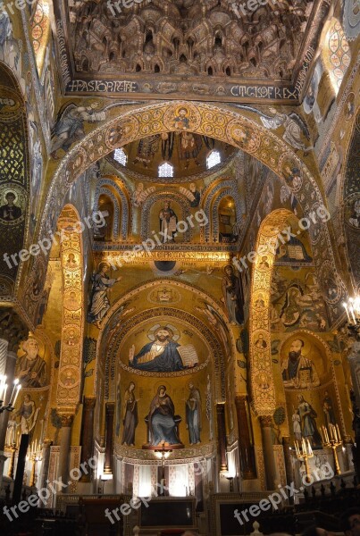 Palermo Sicily Palatine Chapel Church Monument